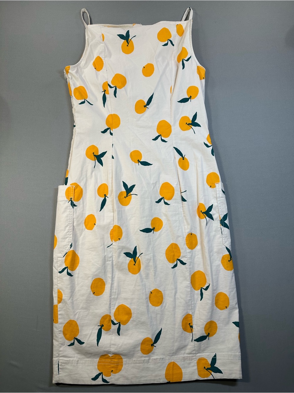 NWT Maeve x Anthropologie Dylan Mierzwinski Colette Citrus Midi Dress - Medium - Picture 3 of 16